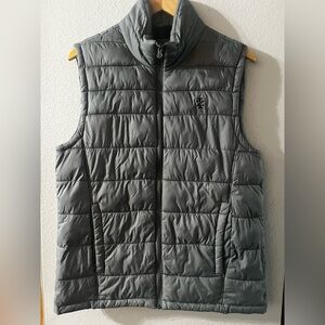 Women's IZOD SZ‎ Medium Gray Puffer Vest Packable Light Weight